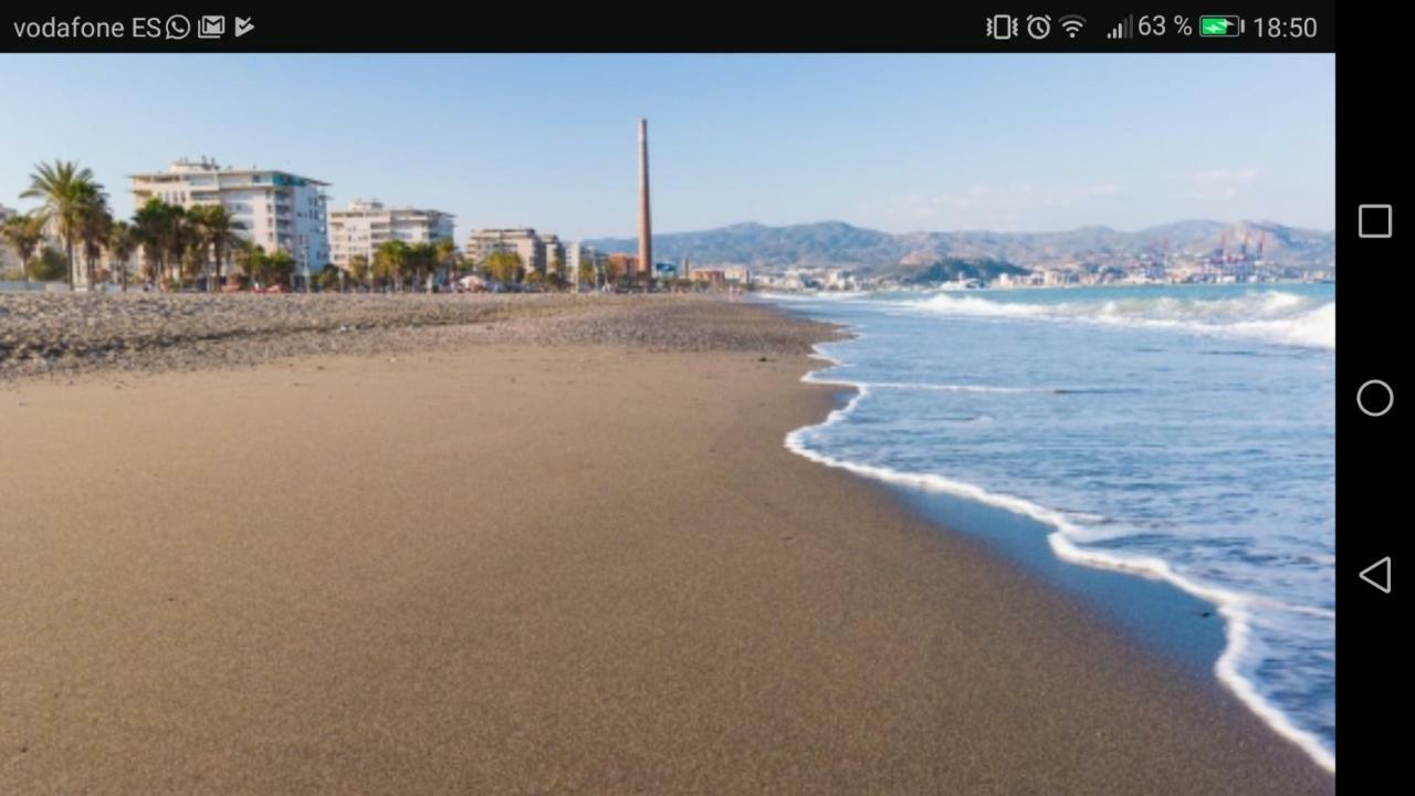 Malaga Playa,Centro ,Bus Y Metro Appartement Buitenkant foto